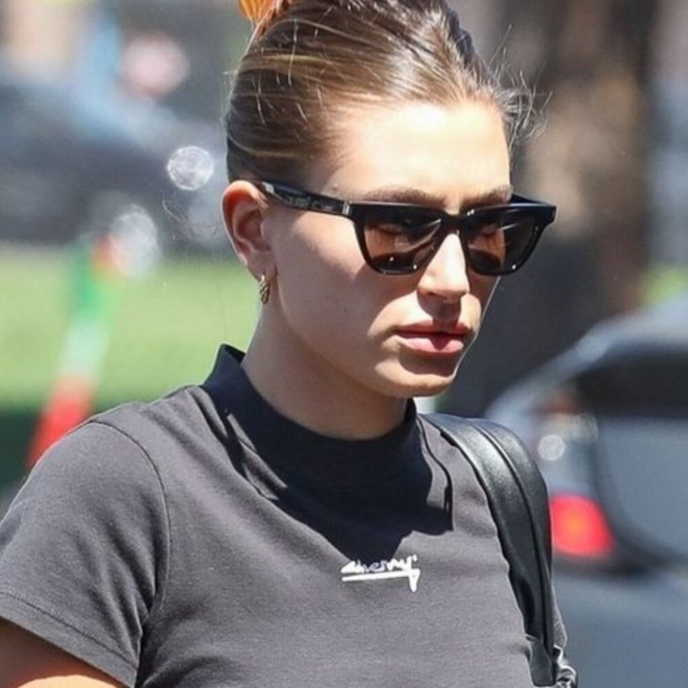 Saint Laurent SL462SULPICE 009 Cat Eye Sunglasses - Black/Yellow - Picture 7 of 12